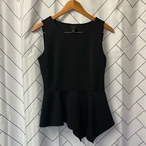 Black Sleeveless Blouse Size Medium